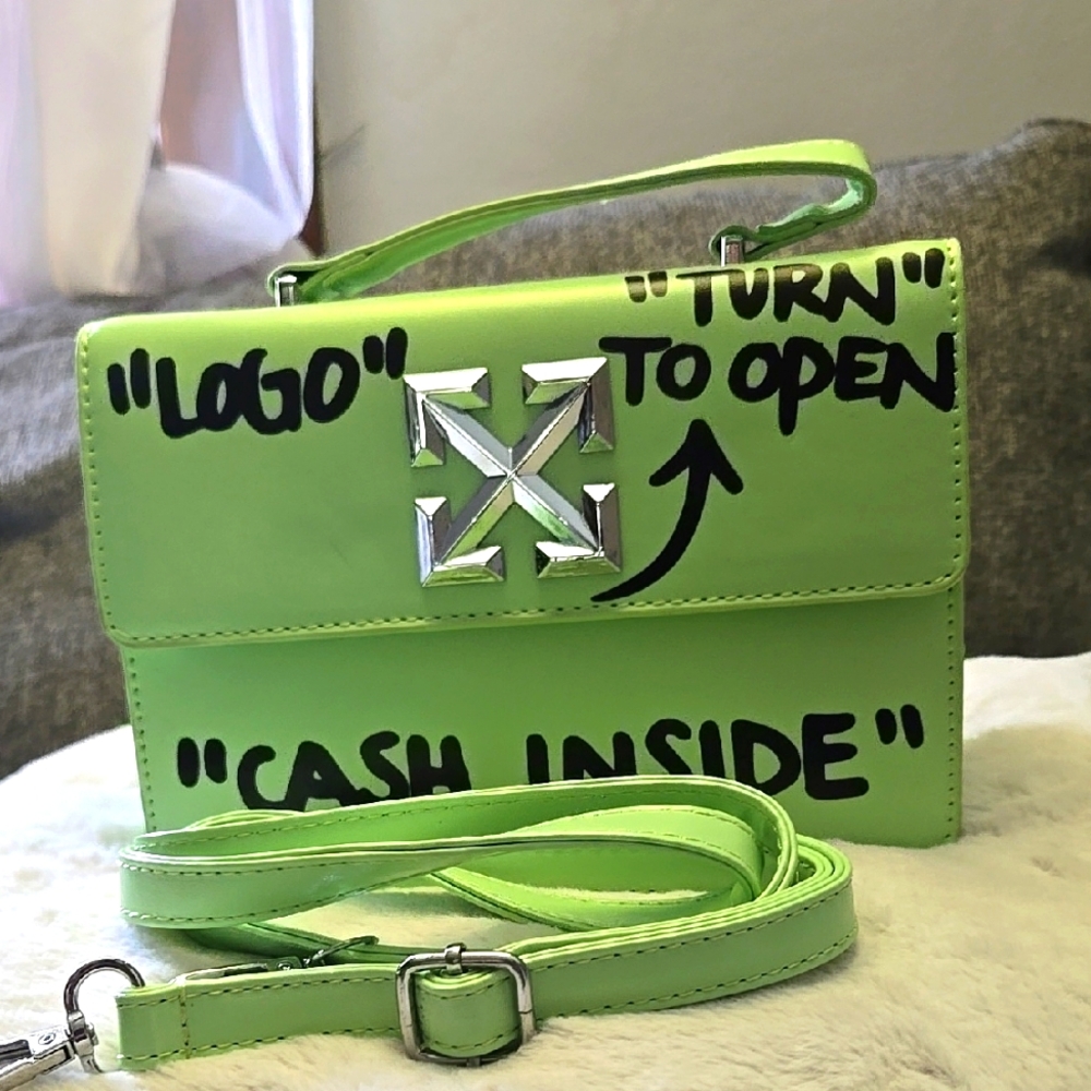 Fashion Inspired Green Crossbody Bag